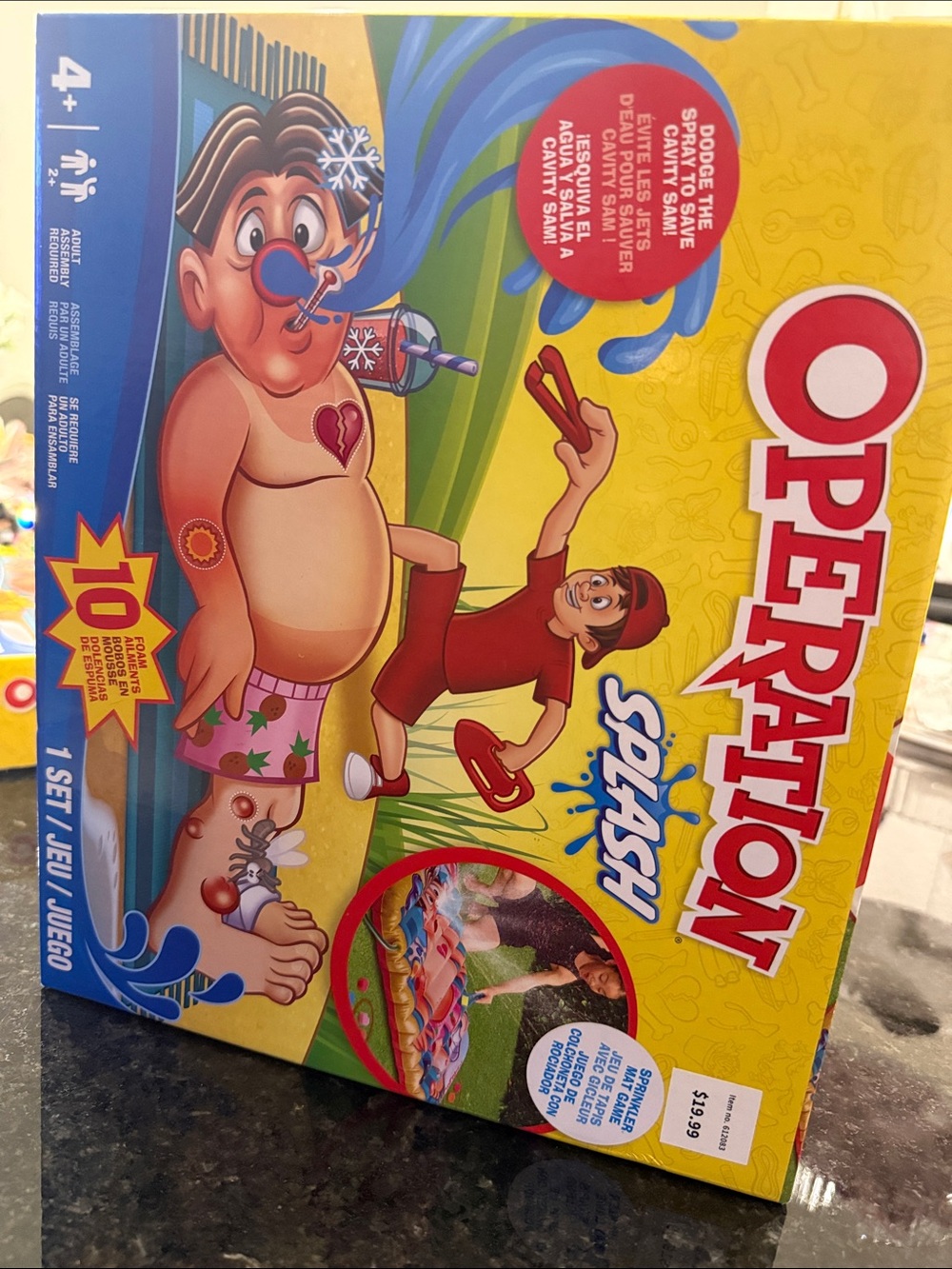 Operation Splash Kids Game by Operation - Yellow